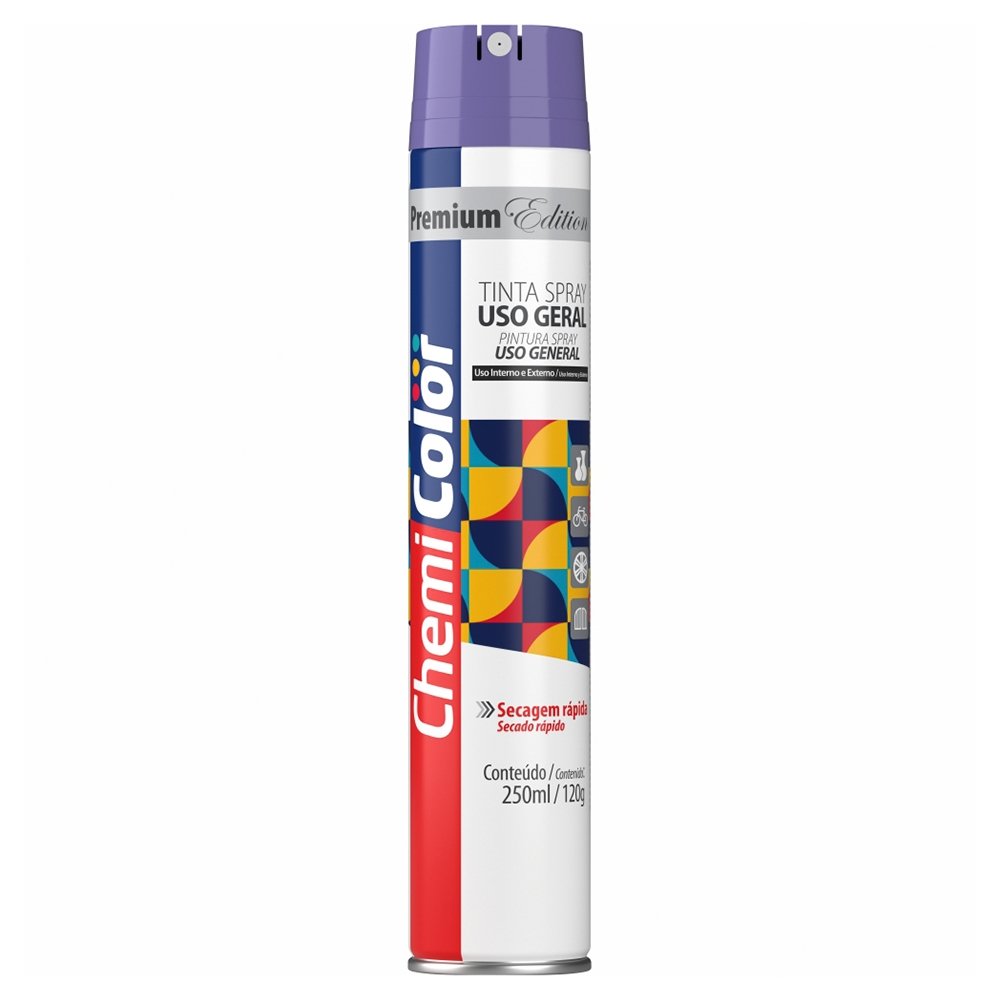 Tinta Spray Chemicolor Uso Geral Violeta Claro 250ml