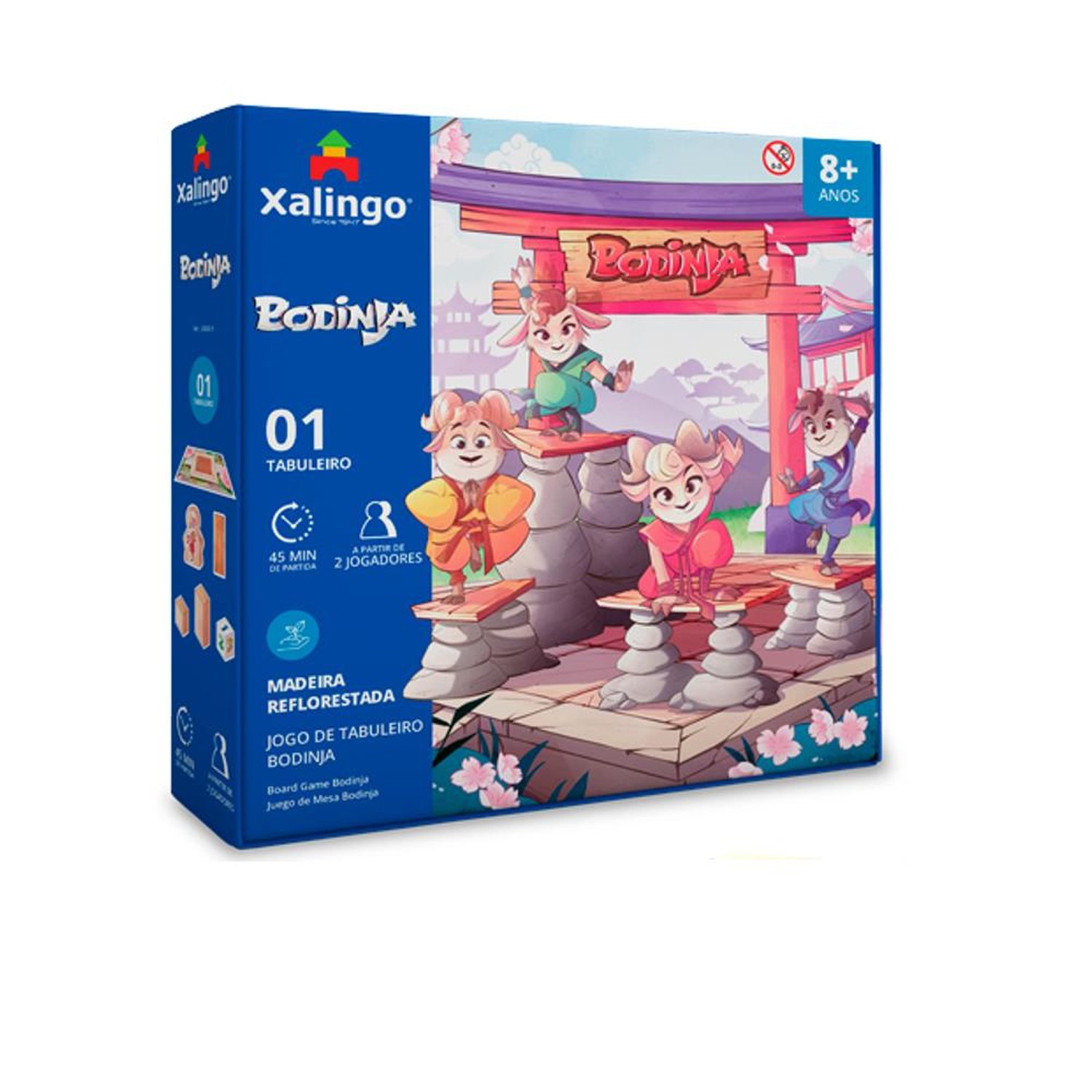 Jogo De Tabuleiro Bodinja 75 Pecas Xalingo