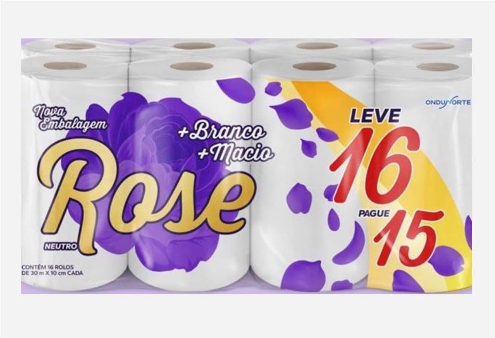 Papel Higiênico Rose Neutro F.S 4X16X30M