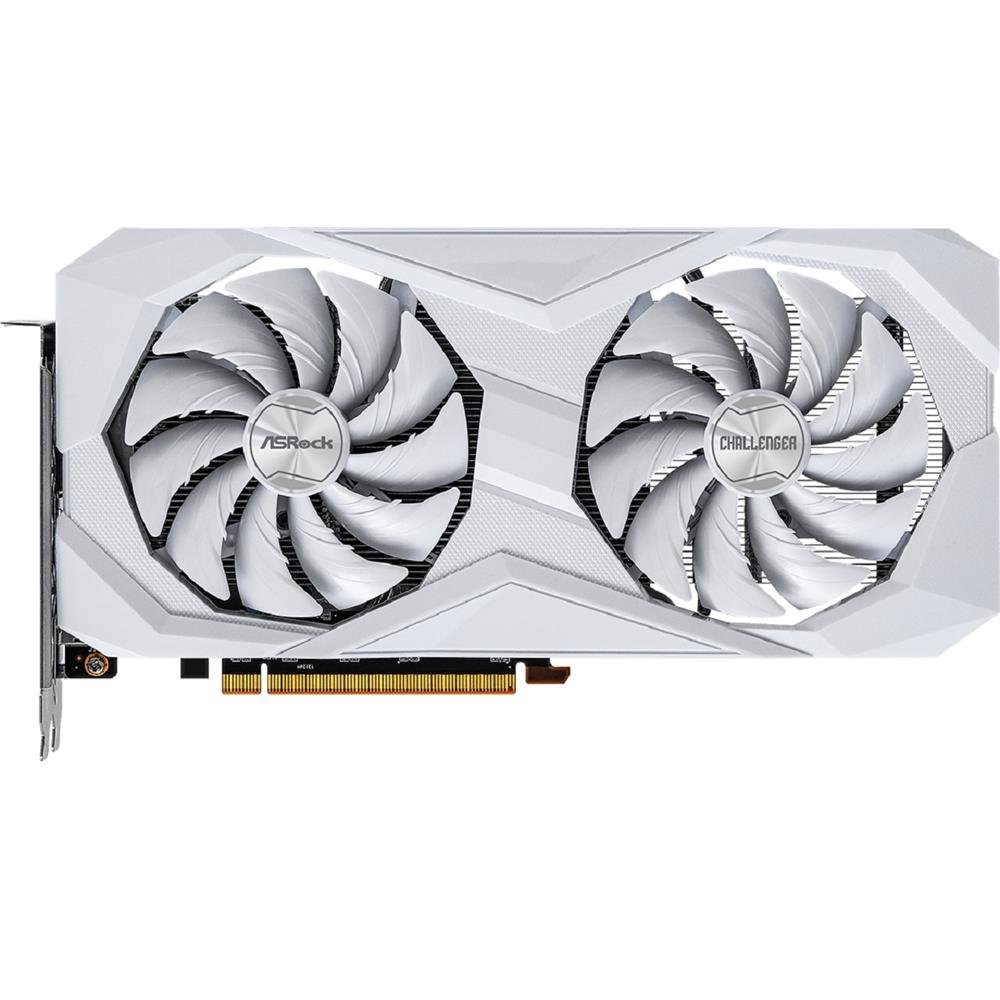 Placa de Video ASRock Radeon RX 6600 Challenger, 8GB, GDDR6, 128-Bit, Branco