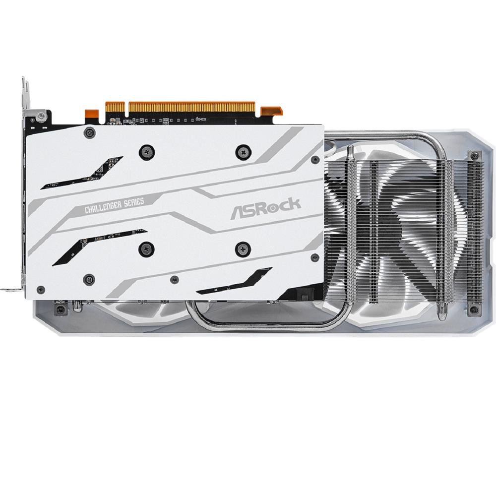 Placa de Video ASRock Radeon RX 6600 Challenger, 8GB, GDDR6, 128-Bit, Branco