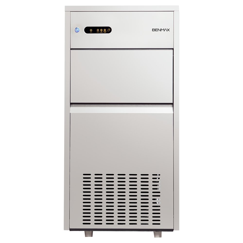 MAQUINA GELO BENMAX SUPER ICE BMGX50-13 CUBO PRODUZ ATE 50KG ACO INOX PRATA 220V