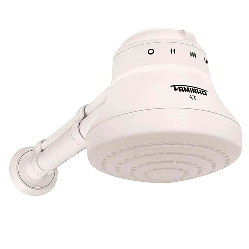 Chuveiro Eletrico Ducha Faminha 4t 4400w 127v Branco Fame