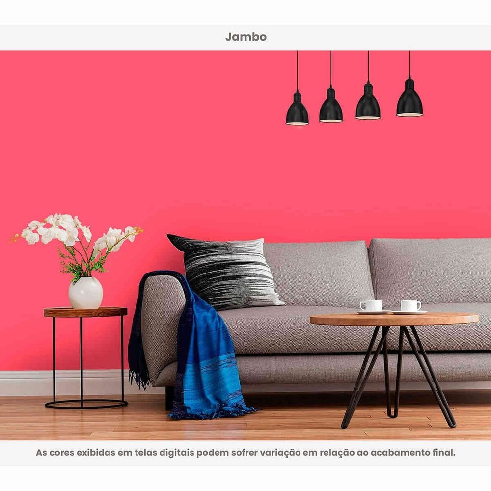 Tinta Acrílica Standard Semibrilho 15l Brilho E Cor Jambo Hidrotintas