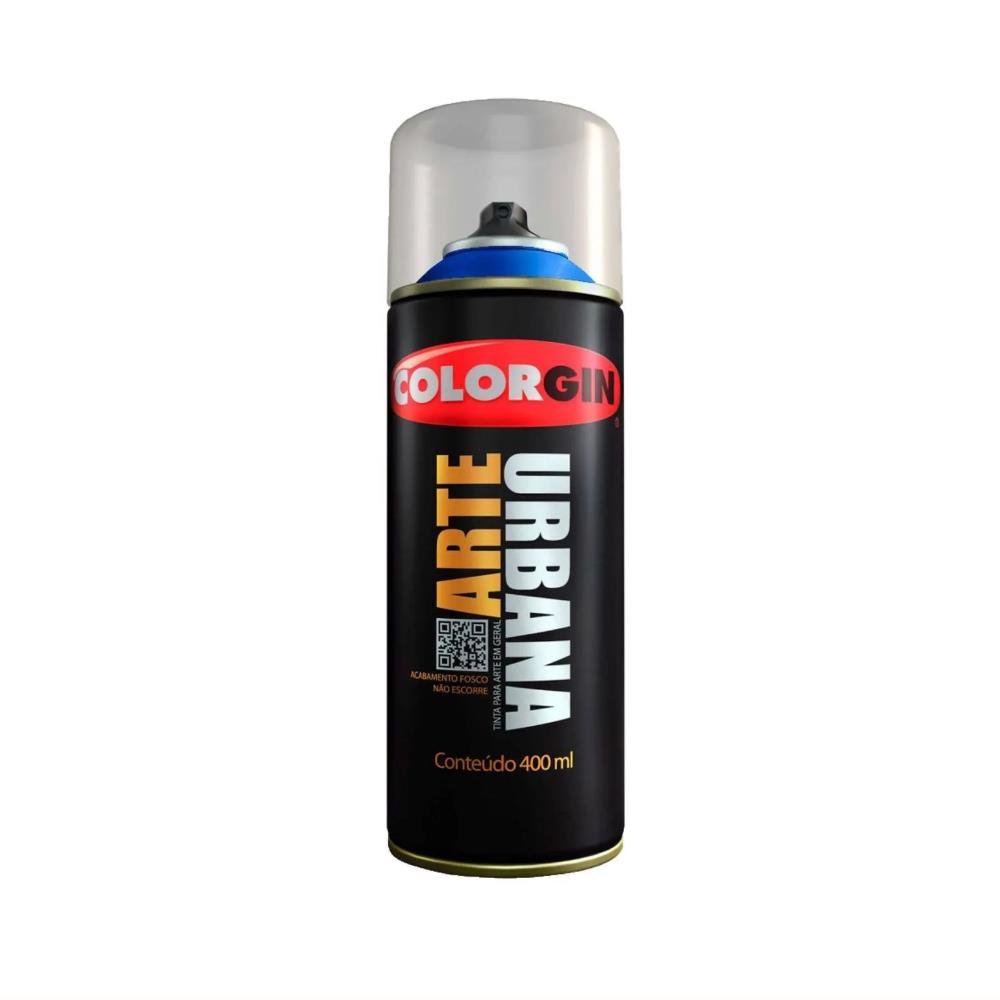 Tinta Spray Arte Urbana 400ml 983 Azul Marinho Colorgin