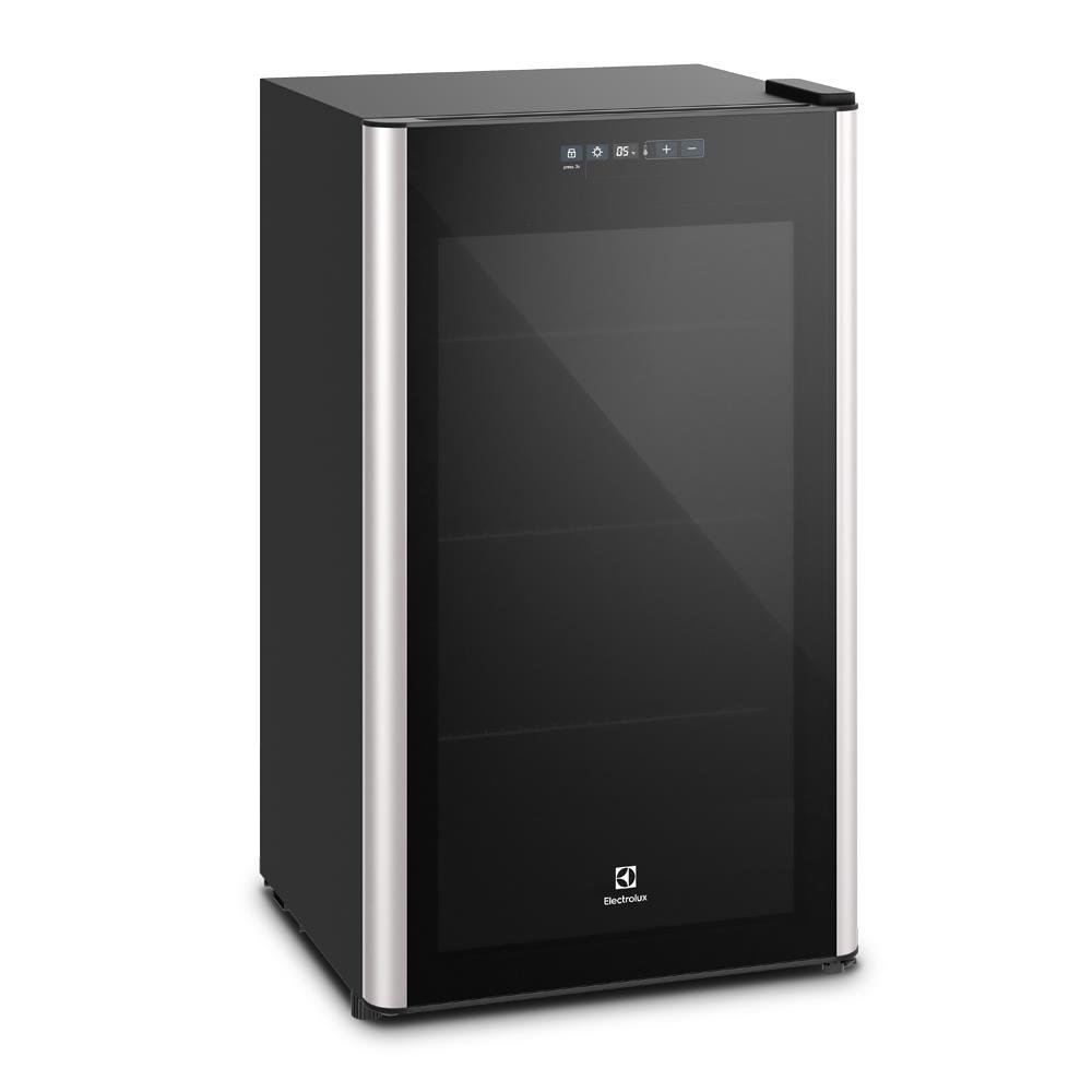 Cervejeira Electrolux 96 Litros Multi Drinks Preto Com Acabamento Em Aluminio Escovado Bcg96 220V