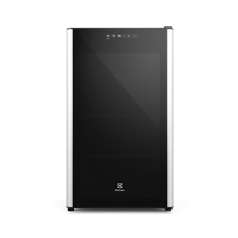Cervejeira Electrolux 96 Litros Multi Drinks Preto Com Acabamento Em Aluminio Escovado Bcg96 220V