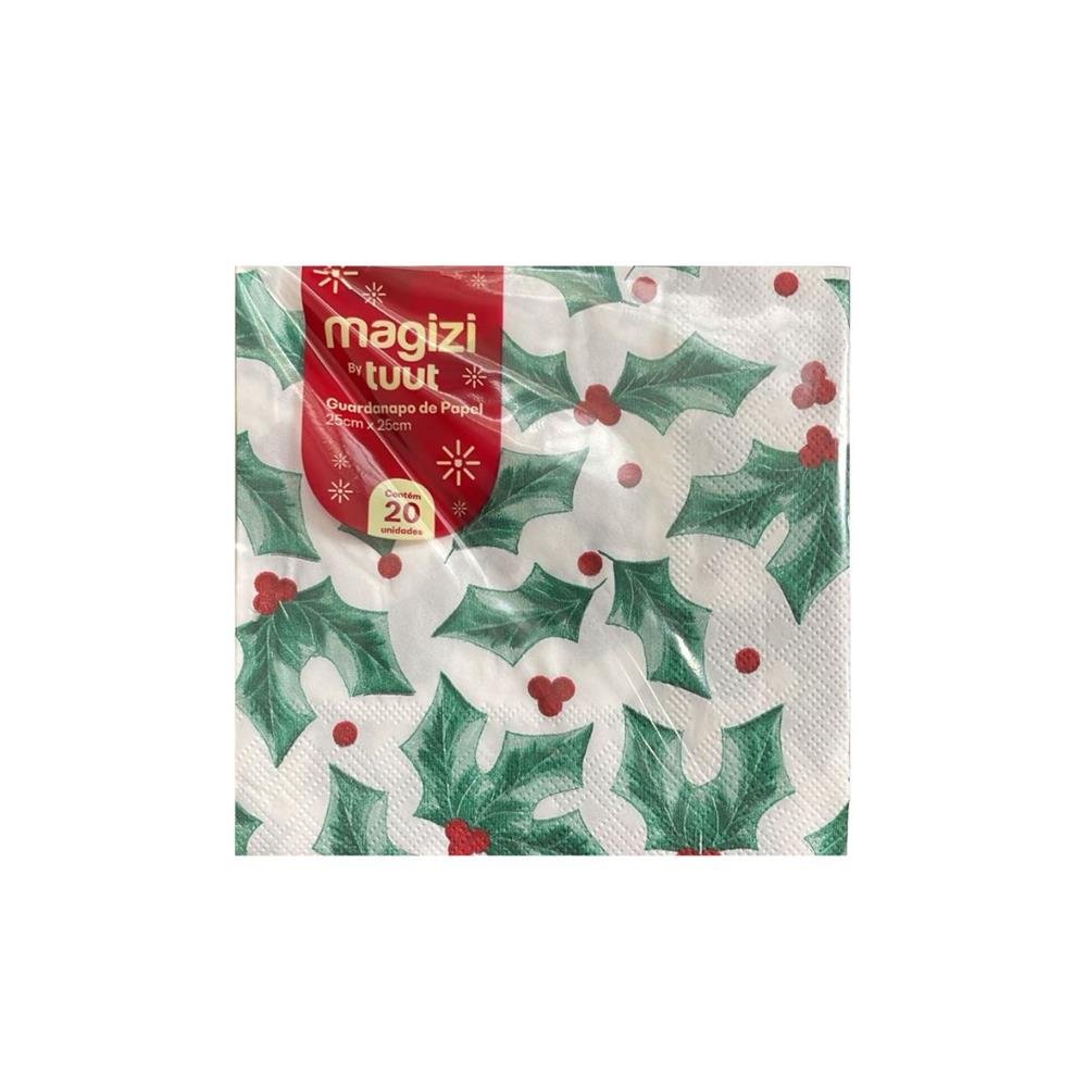 Guardanapo Decorado Magizi 25X25cm 20 Folhas Duplas Ref 3180