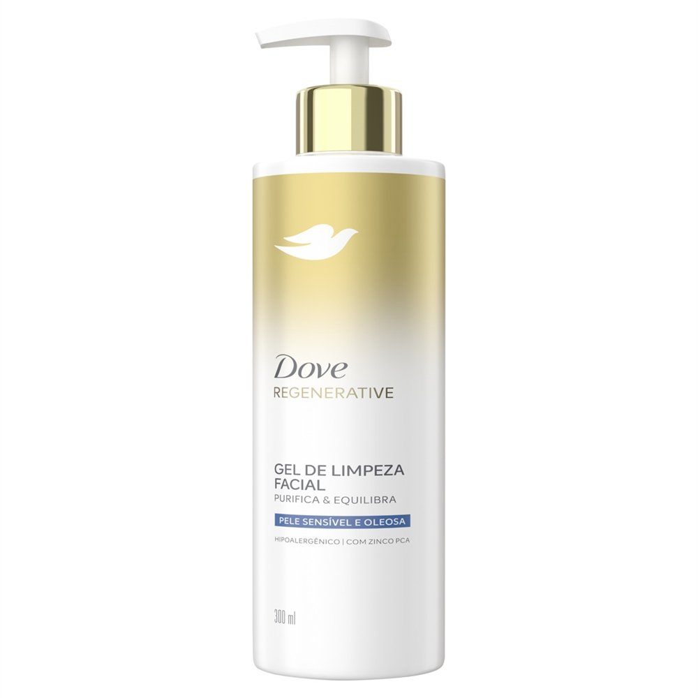 Gel de Limpeza Facial Dove Regenerative Purifica & Equilibra 300 ml