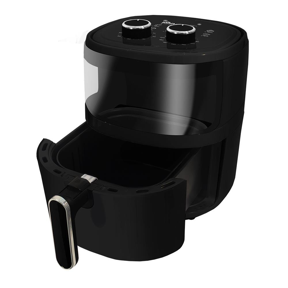 Air Fryer C/ Visor 5L Preta 1.800W 127V Cesto Removível Kian