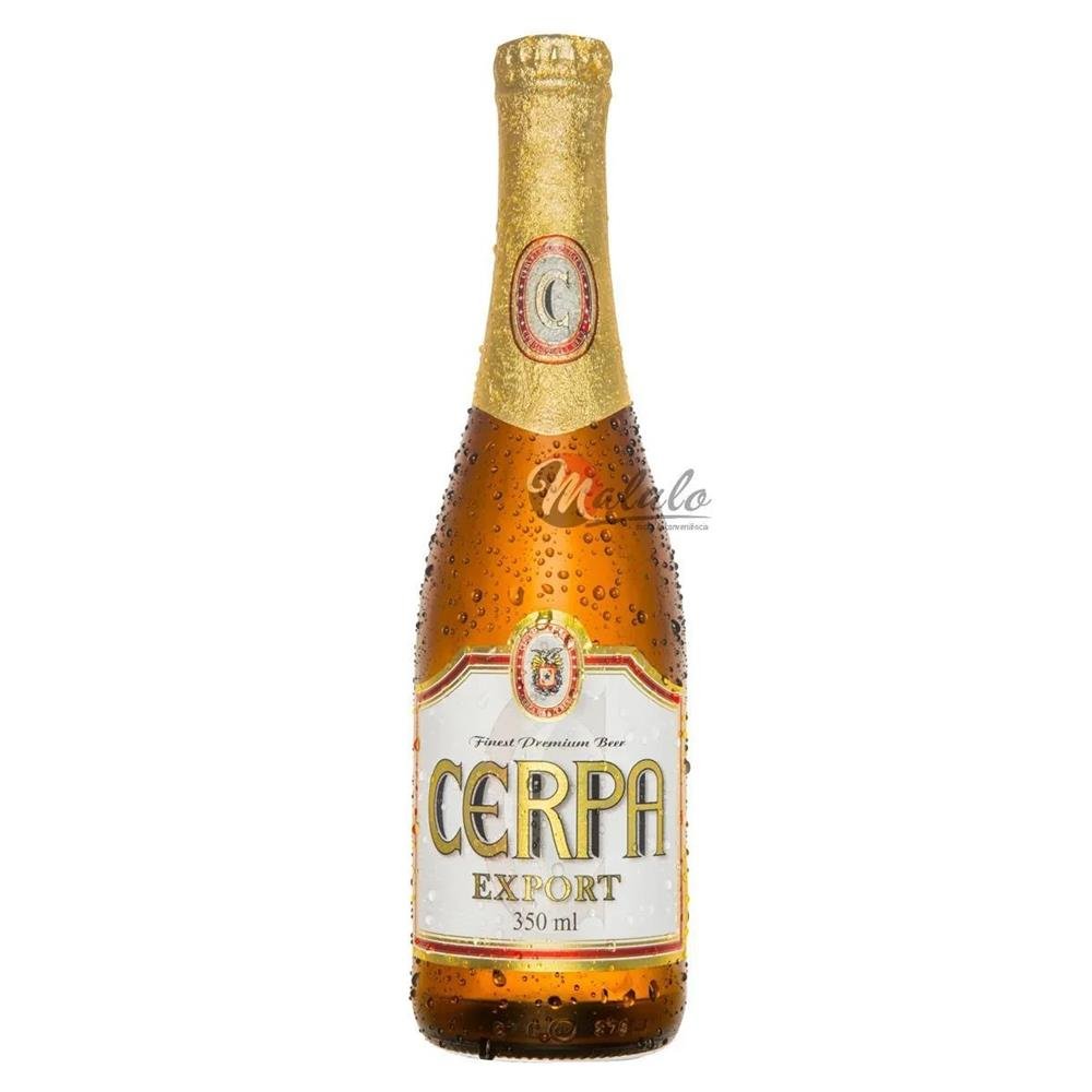 Cerveja Cerpa Export Long Neck 350ml - 24 Unidades