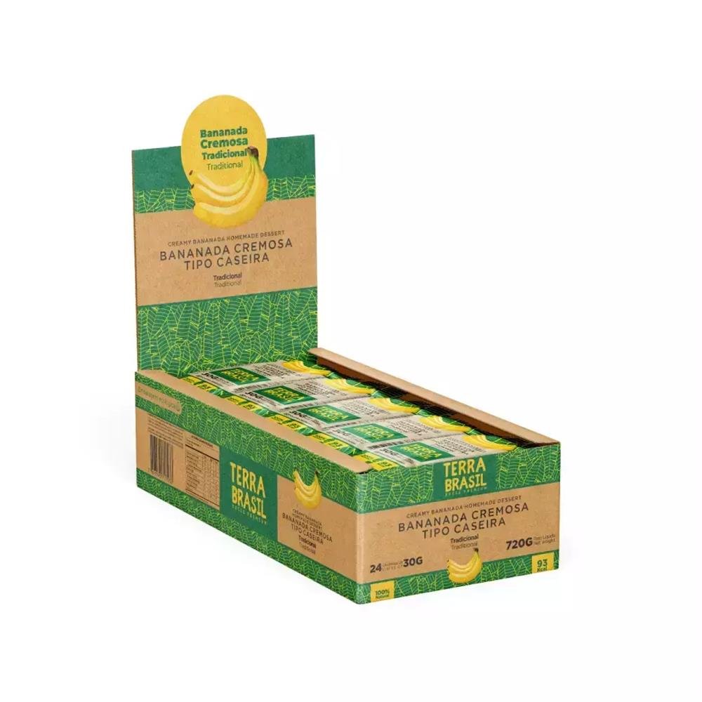 Bananada Terra Brasil Tradicional 30g Display 24 Un