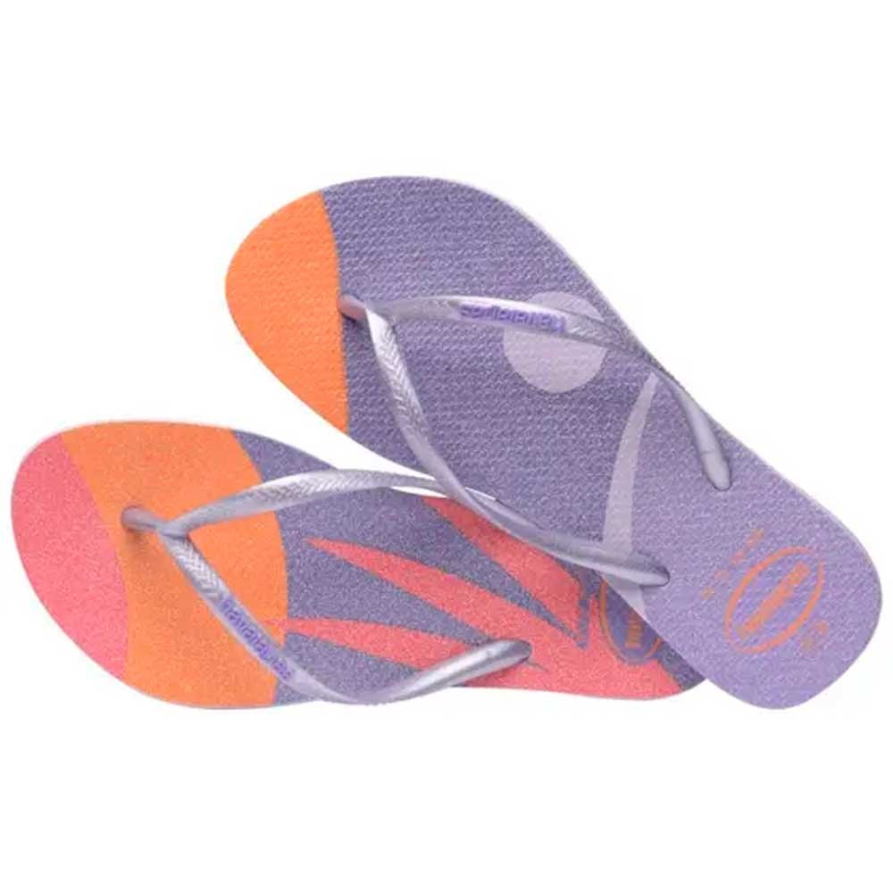 Havaianas Slim Palette Glow 5251 Lilas Calmo 23-32 com 12 Pares