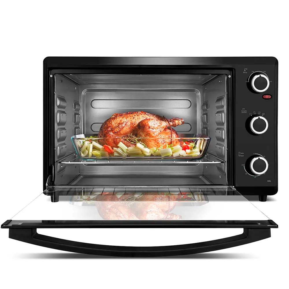 Forno Elétrico Britânia 44 Litros BFE44P - 1500W, Preto, 110V