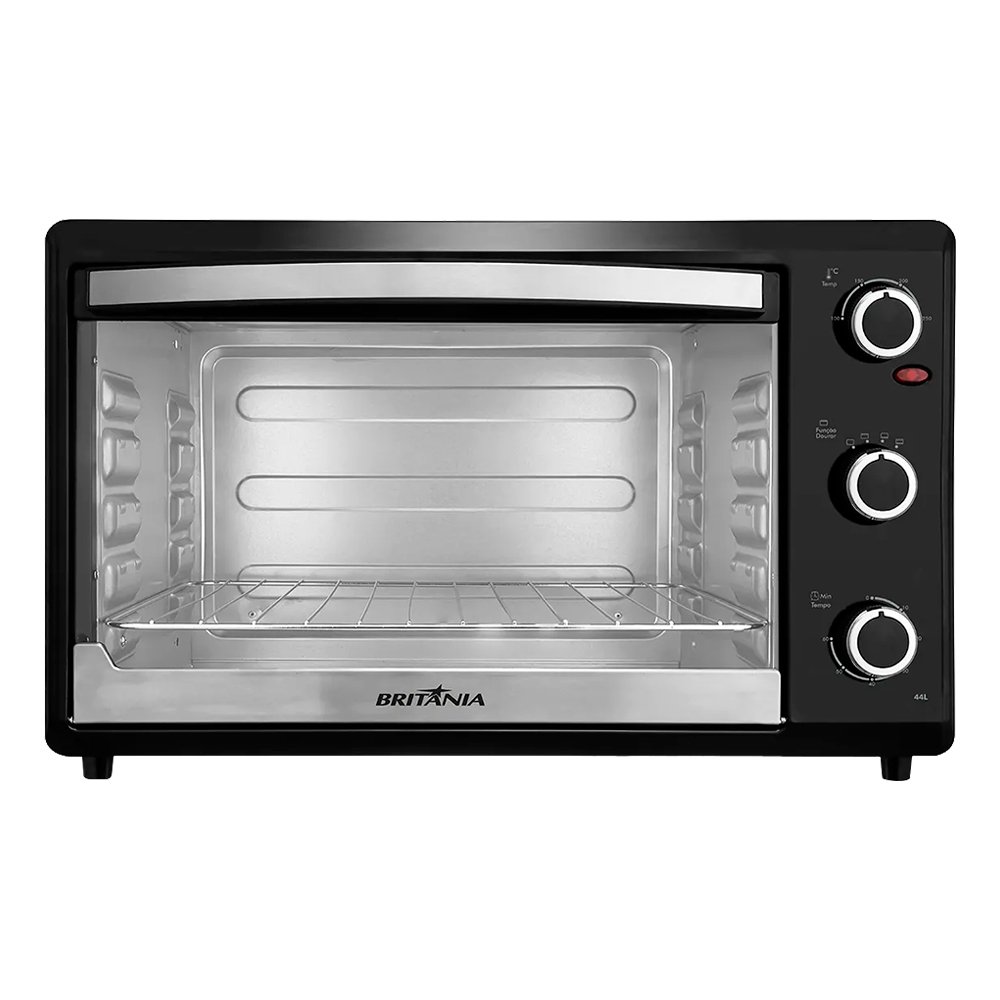 Forno Elétrico Britânia 44 Litros BFE44P - 2000W, Preto, 220V
