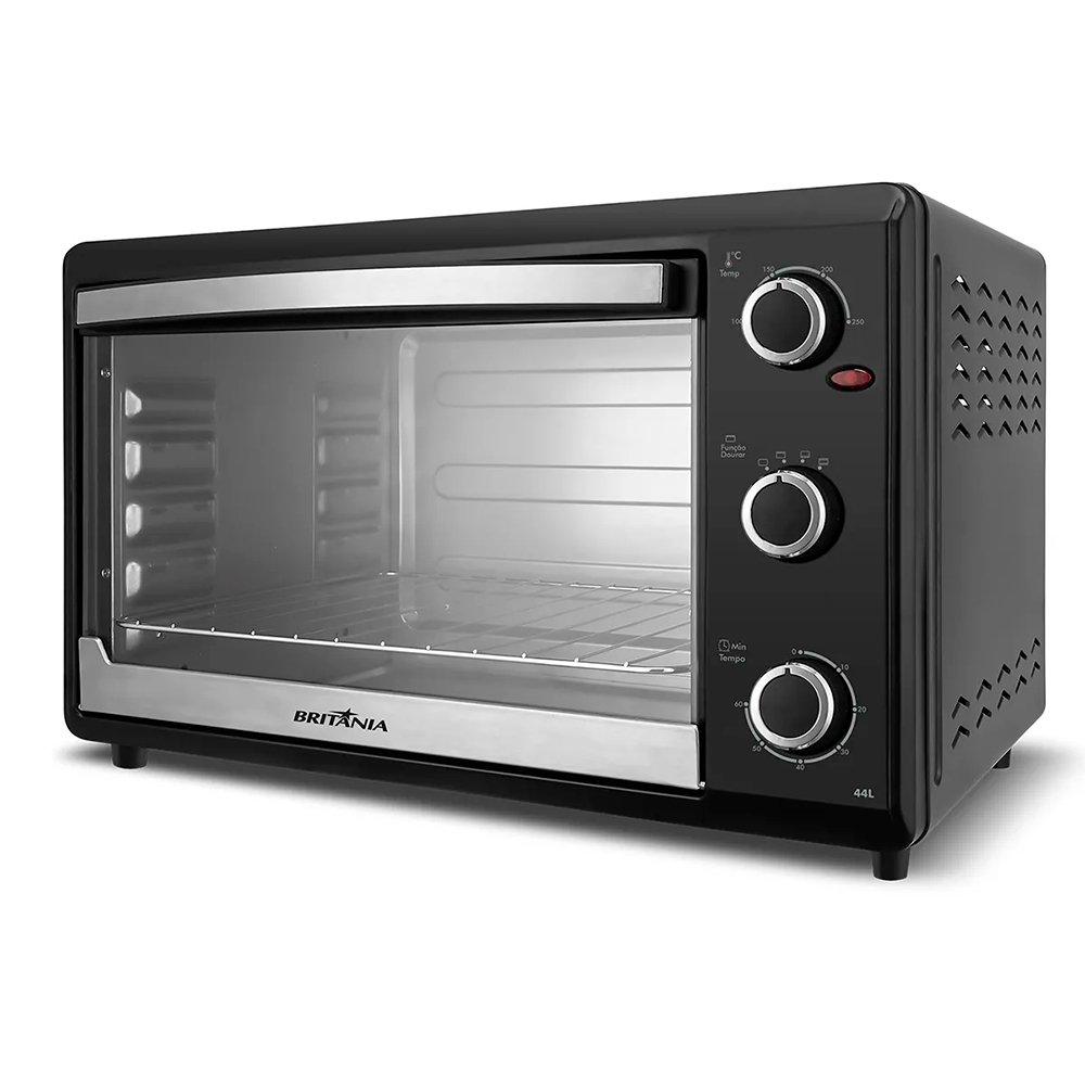 Forno Elétrico Britânia 44 Litros BFE44P - 2000W, Preto, 220V