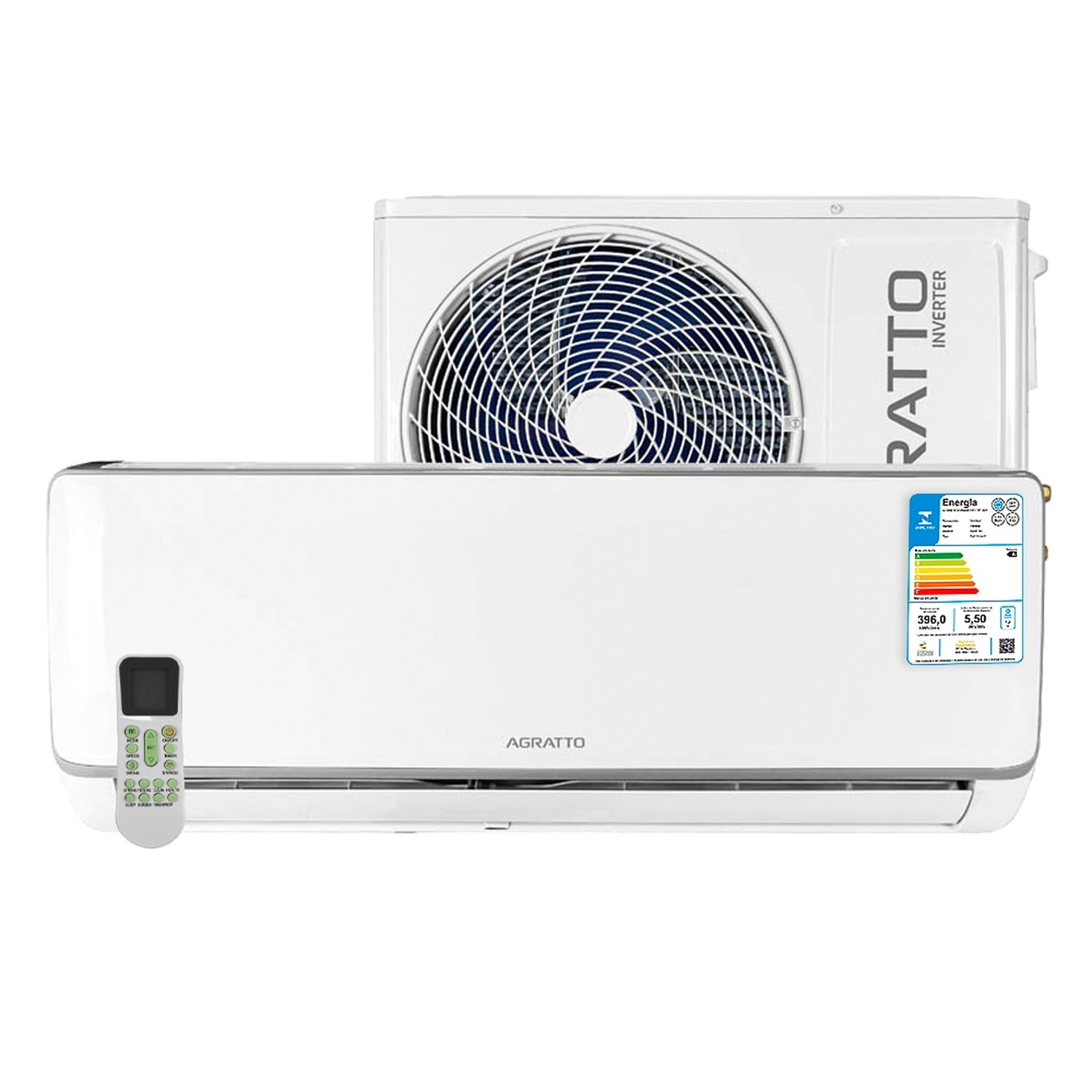 Ar Condicionado Split Agratto 9000 BTUs ICS9F - Neo Inverter, Frio, Interno e Externo, 220V