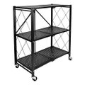 Estante Organizadora Dobravel 3 Niveis Fox Preta