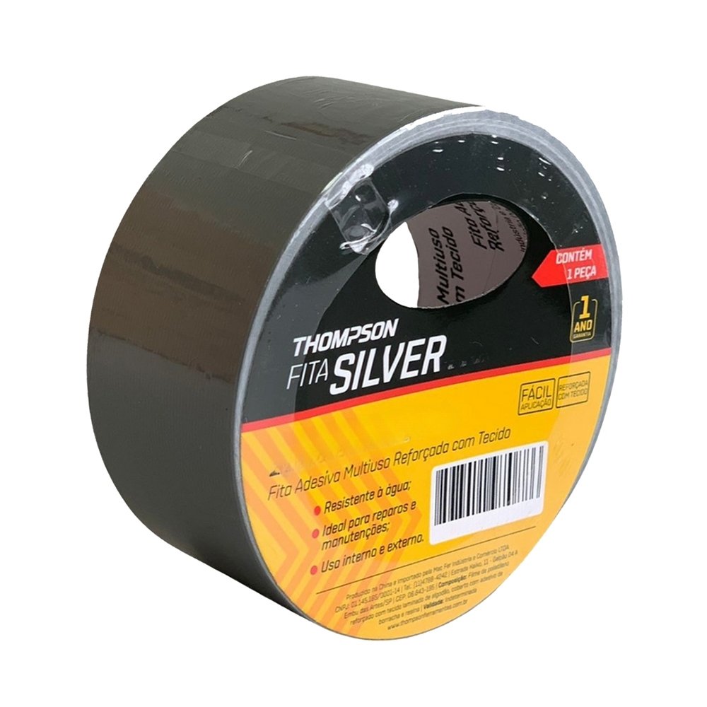FITA SILVER TAPE THOMPSON REFORCADA 48MMX5M