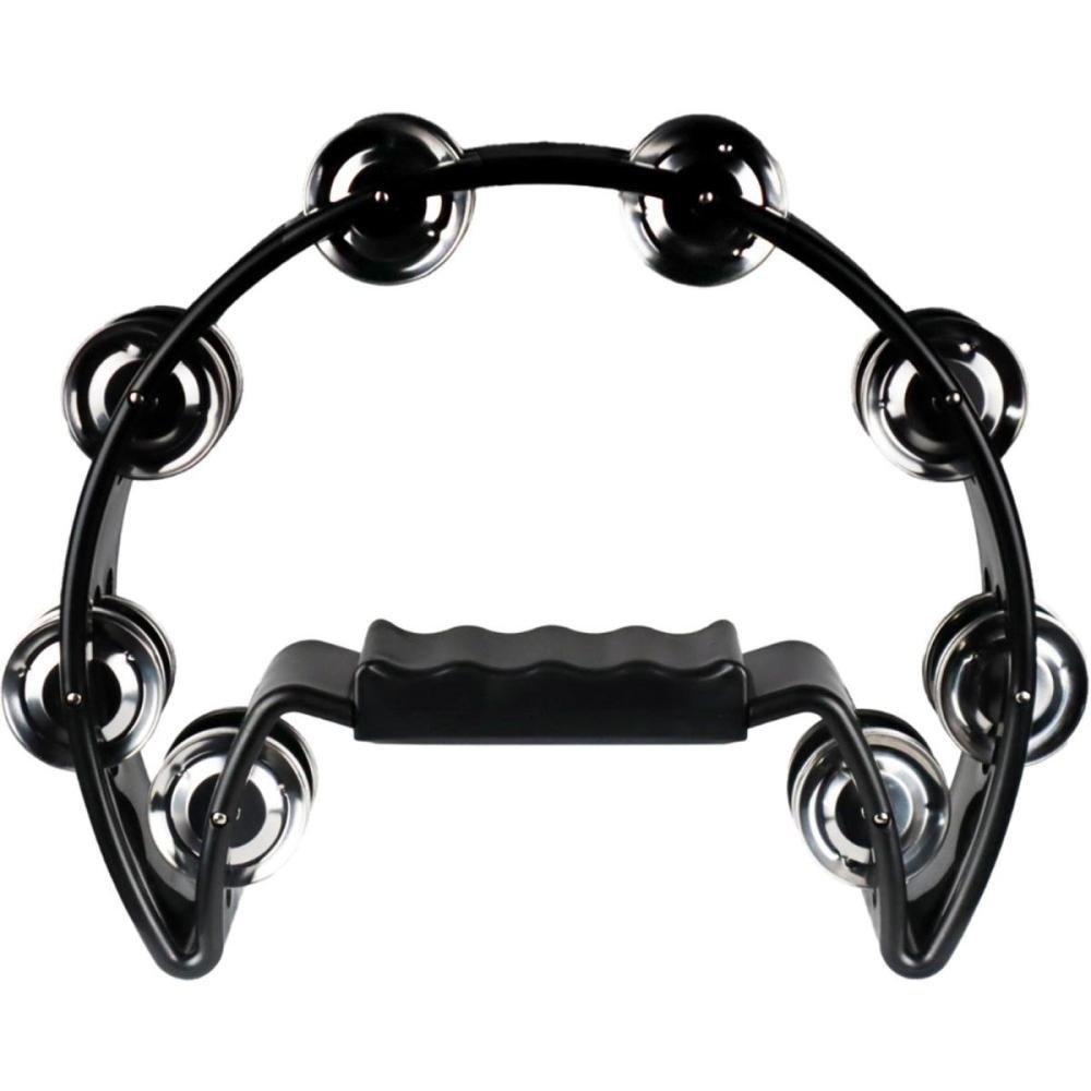 Pandeiro Meia Lua 22cm 40070 Luen Preto