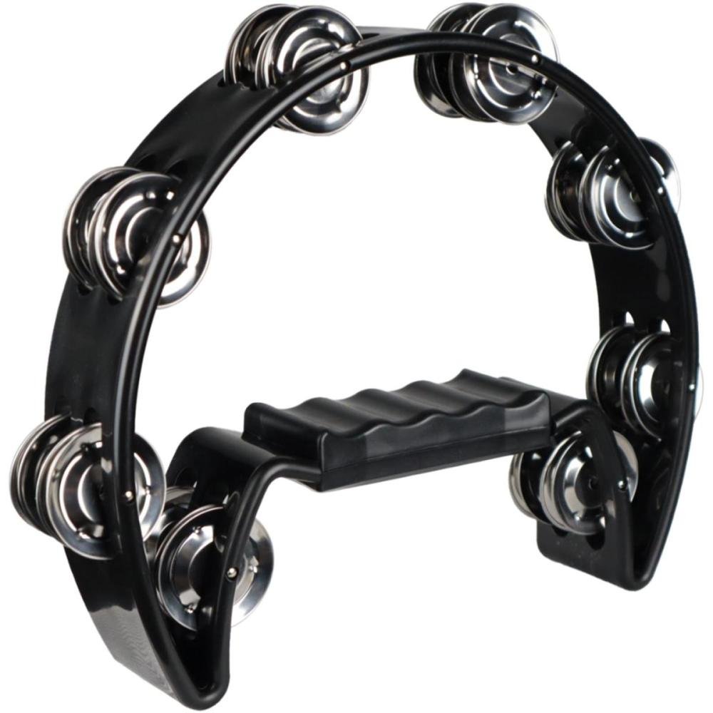 Pandeiro Meia Lua 22cm 40070 Luen Preto