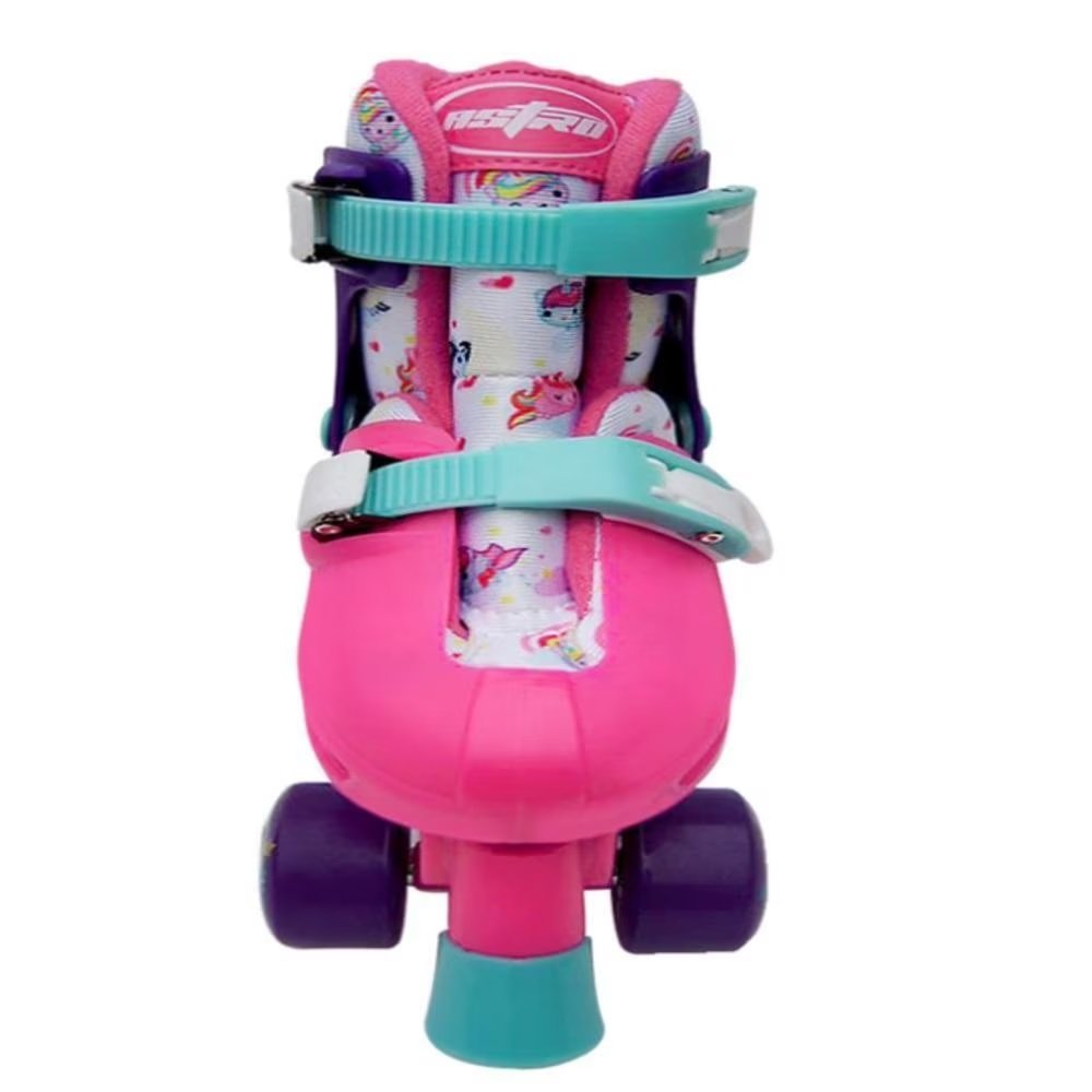Patins Astro Quad Unicornio, 4 Rodas, M 35-38, 9031, Astro Toys