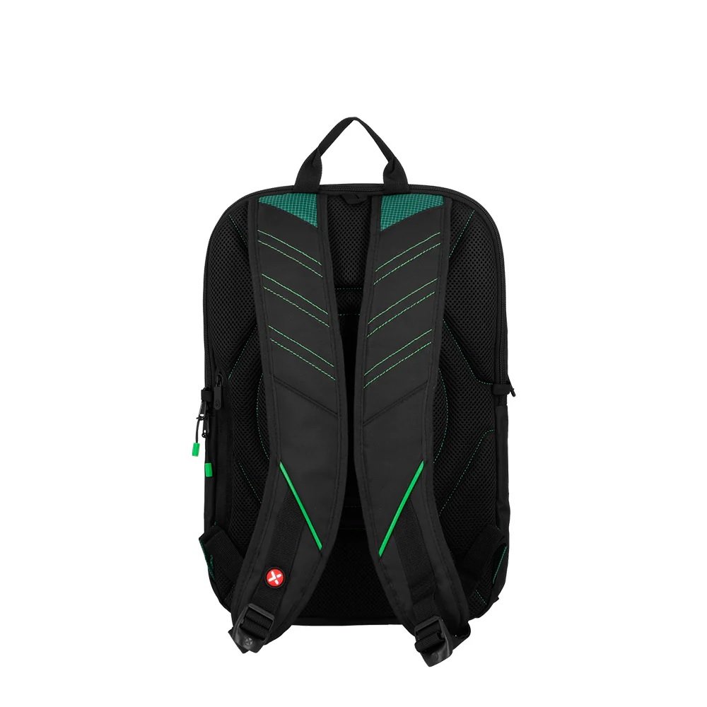 Mochila Para Notebook 17" Xtrem Gamerpack 4xt Preto E Verde, Samsonite