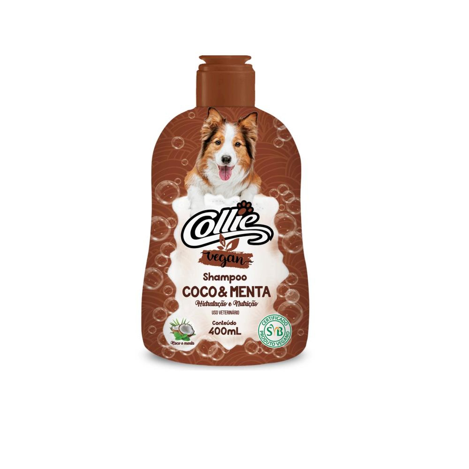 Shampoo Coco E Menta Collie 12X400Ml