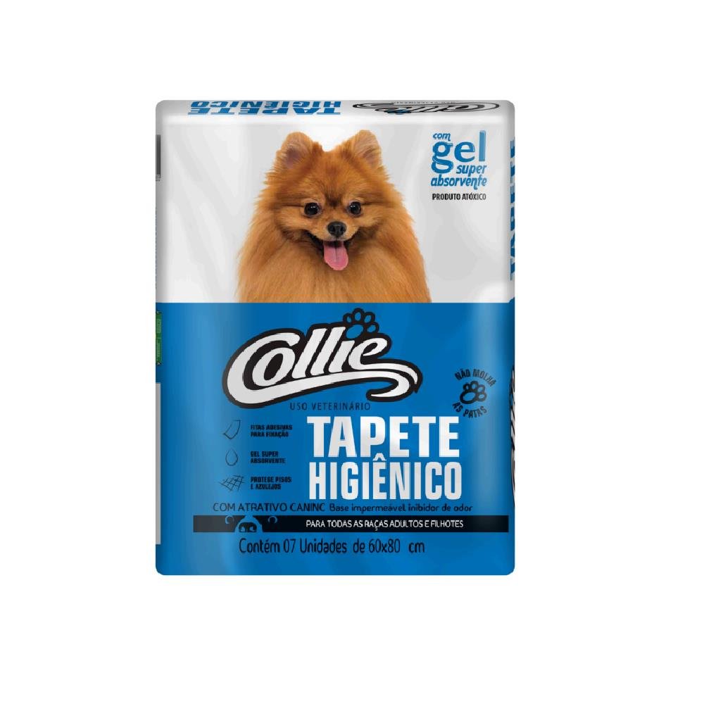 Tapete Higiênico Collie - Fardo de 10 Pacotes X 7 Un