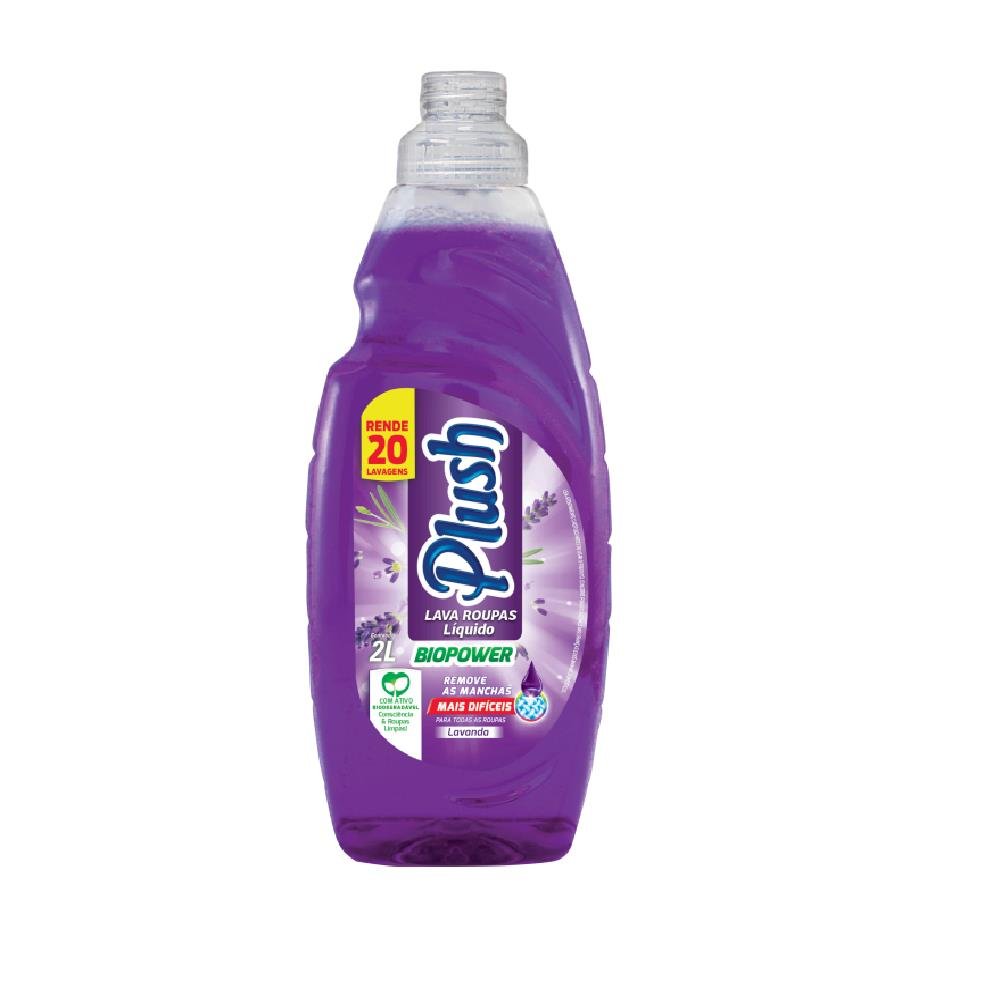 Lava Roupas Liquido Plush Biopower Lavanda 6x2L