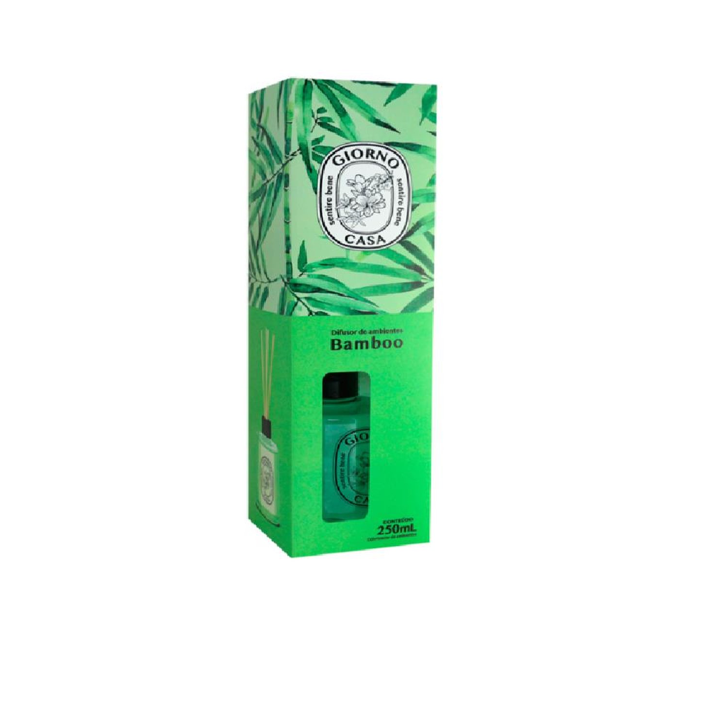 Difusor De Ambiente Giorno Bamboo 6x250Ml