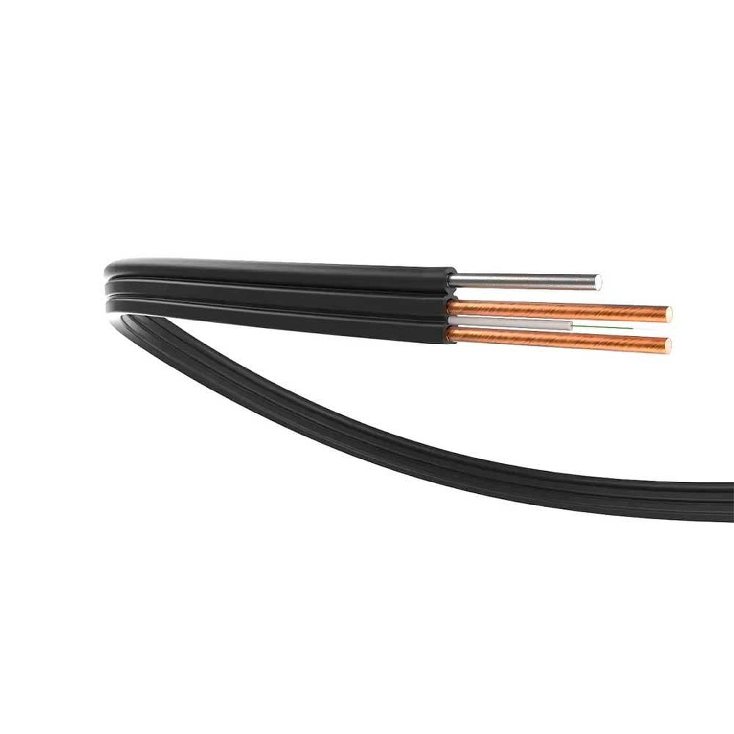 Cabo Drop Hibrido 1km Fibracem 01f - 2x 0,75mm2 Lszh - Fb0053s001k0000