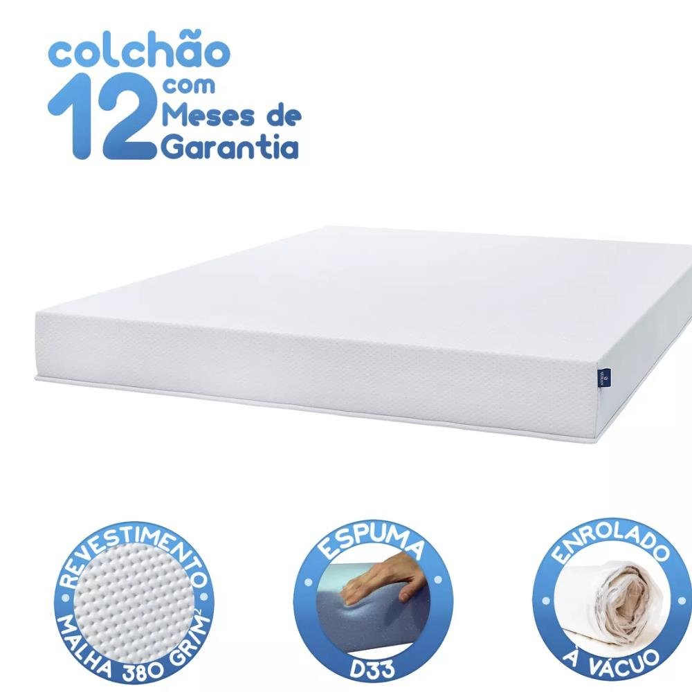Colchão Imperador A Vacuo Casal Espuma D33 (138x188)