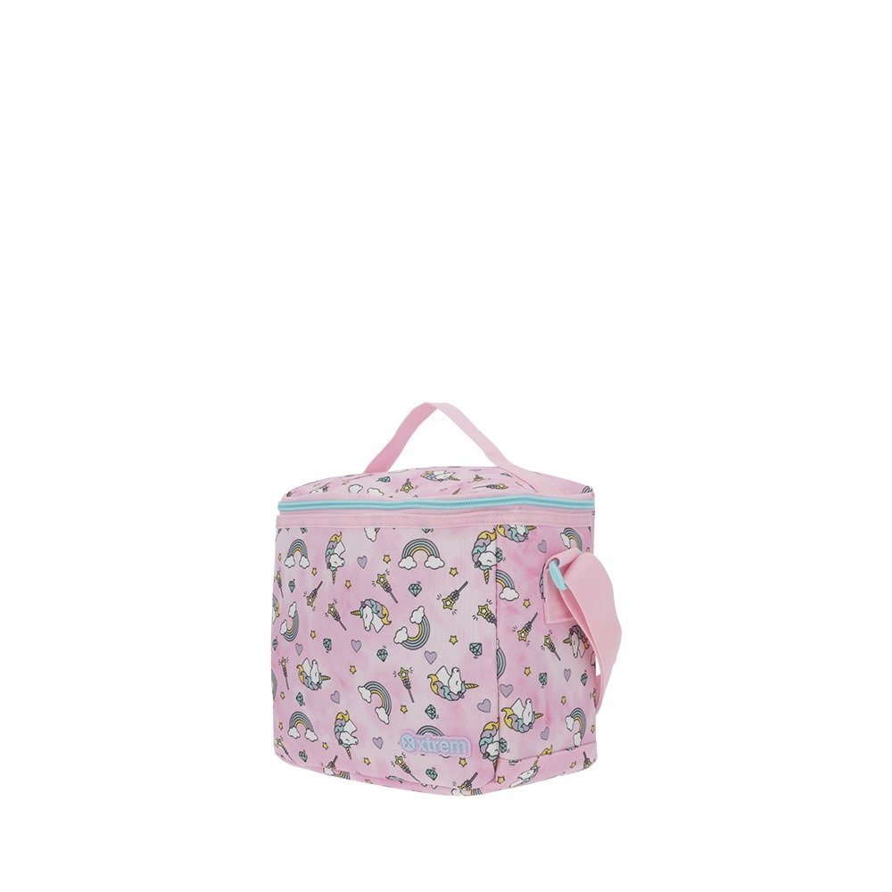 Kit Mochila Infantil Xtrem New Run Pack 4xt Unicornio Tie Dye, Lancheira + Estojo, Samsonite