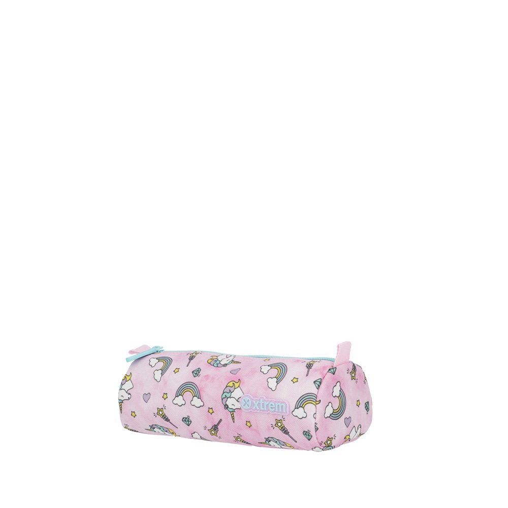 Kit Mochila Infantil Xtrem New Run Pack 4xt Unicornio Tie Dye, Lancheira + Estojo, Samsonite