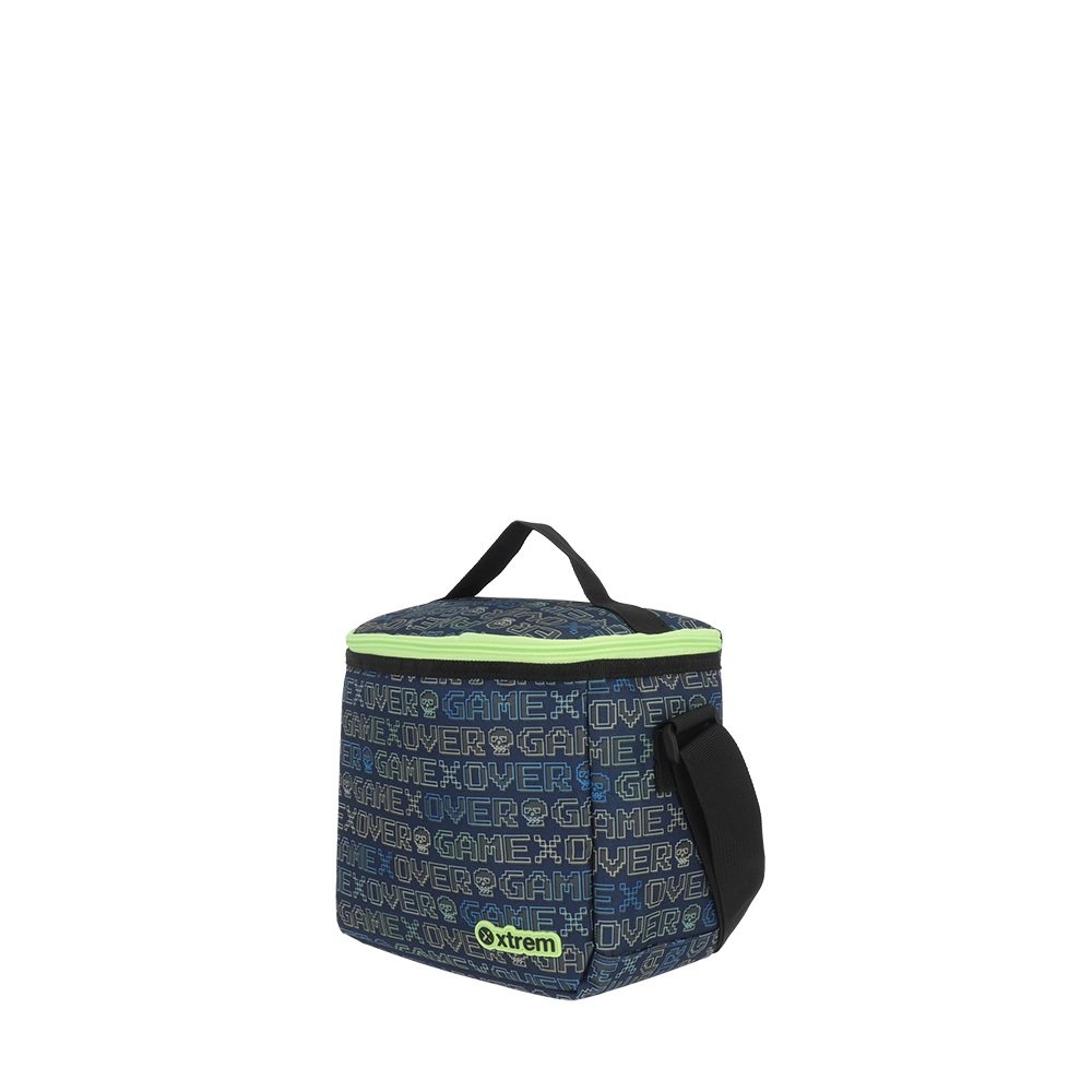 Kit Mochila Infantil Xtrem New Run Pack 4xt Gamer Azul, Lancheira + Estojo, Samsonite