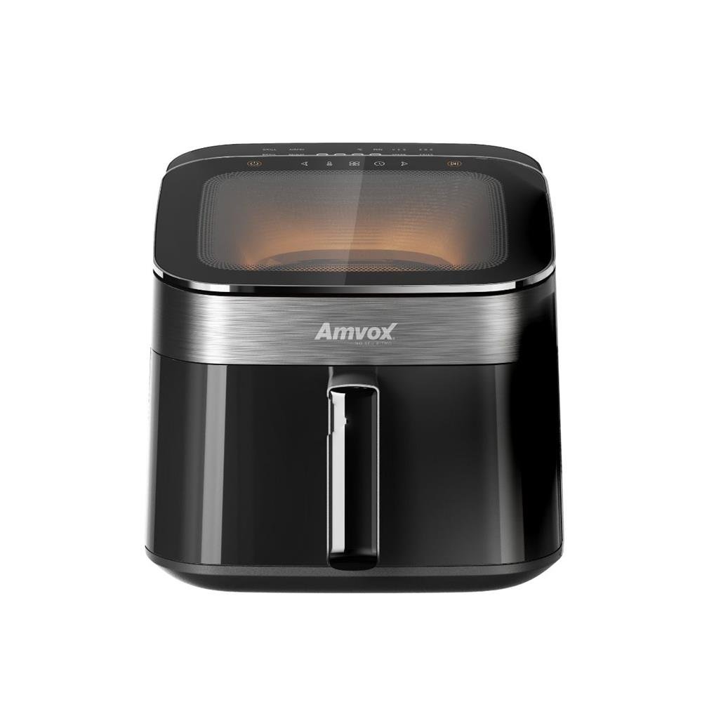 Fritadeira Eletrica Air Fryer 6,5l Amvox Arf 1465 Turbo 1700w Black 110v