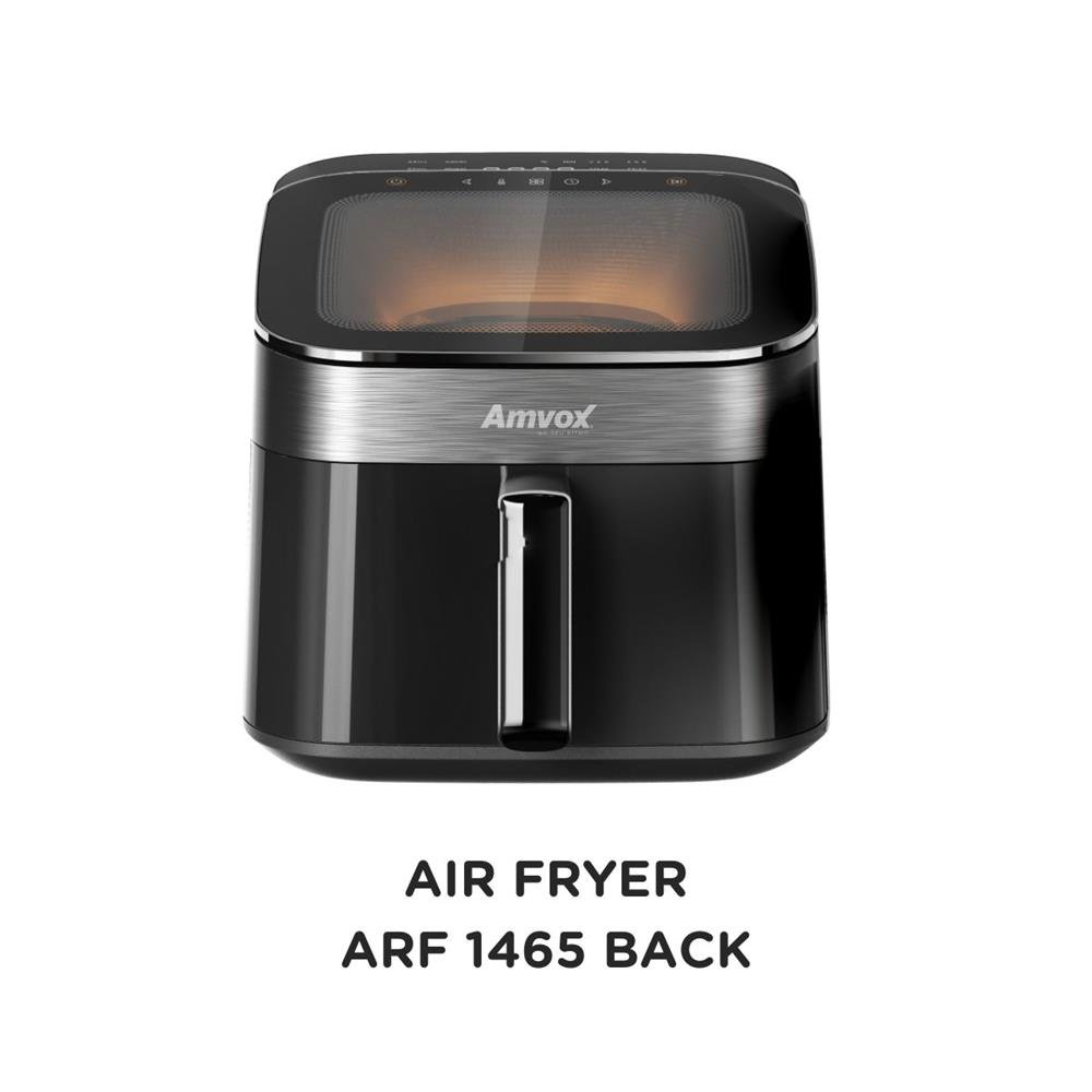 Fritadeira Eletrica Air Fryer 6,5l Amvox Arf 1465 Turbo 1700w Black 110v