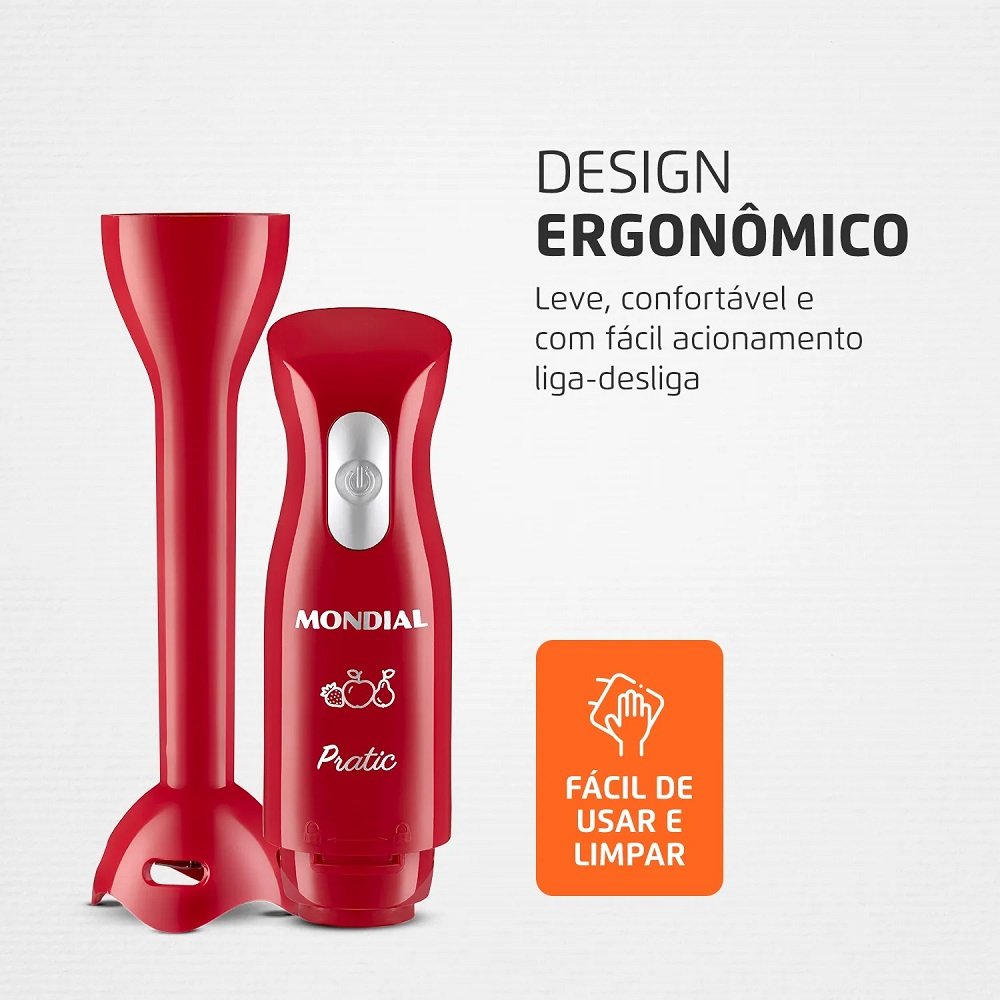 Mixer 200w M-15-R 220v, Vermelho , Mondial