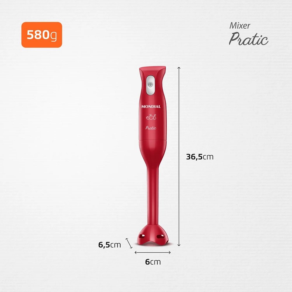 Mixer 200w M-15-R 220v, Vermelho , Mondial