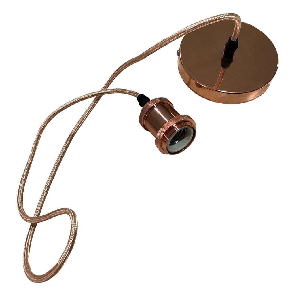 Pendente Bocal E27 Máx 60w Bivolt 2354 Cobre Nitrolux