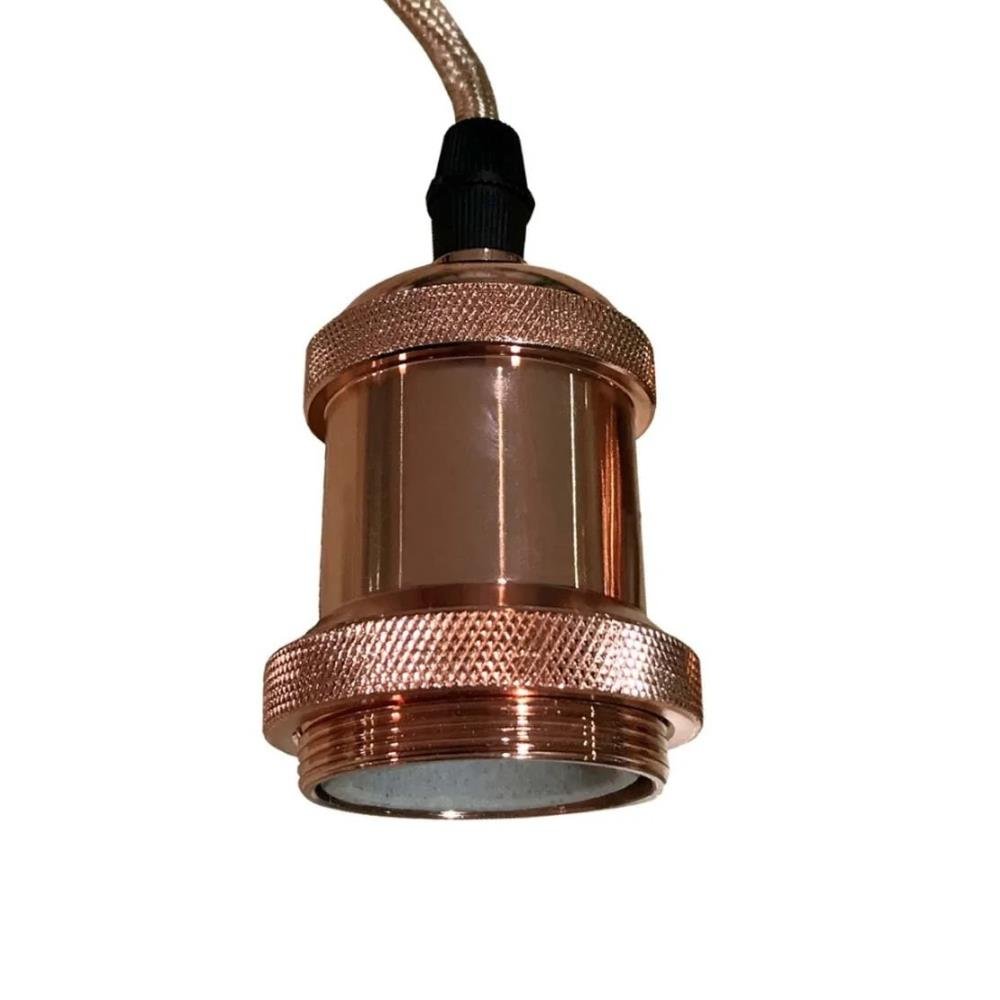 Pendente Bocal E27 Máx 60w Bivolt 2354 Cobre Nitrolux