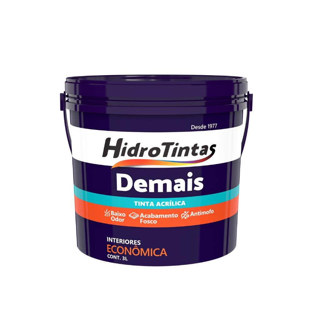 Tinta Acrílica Econômica Fosca 3l Demais Verde Lima Hidrotintas