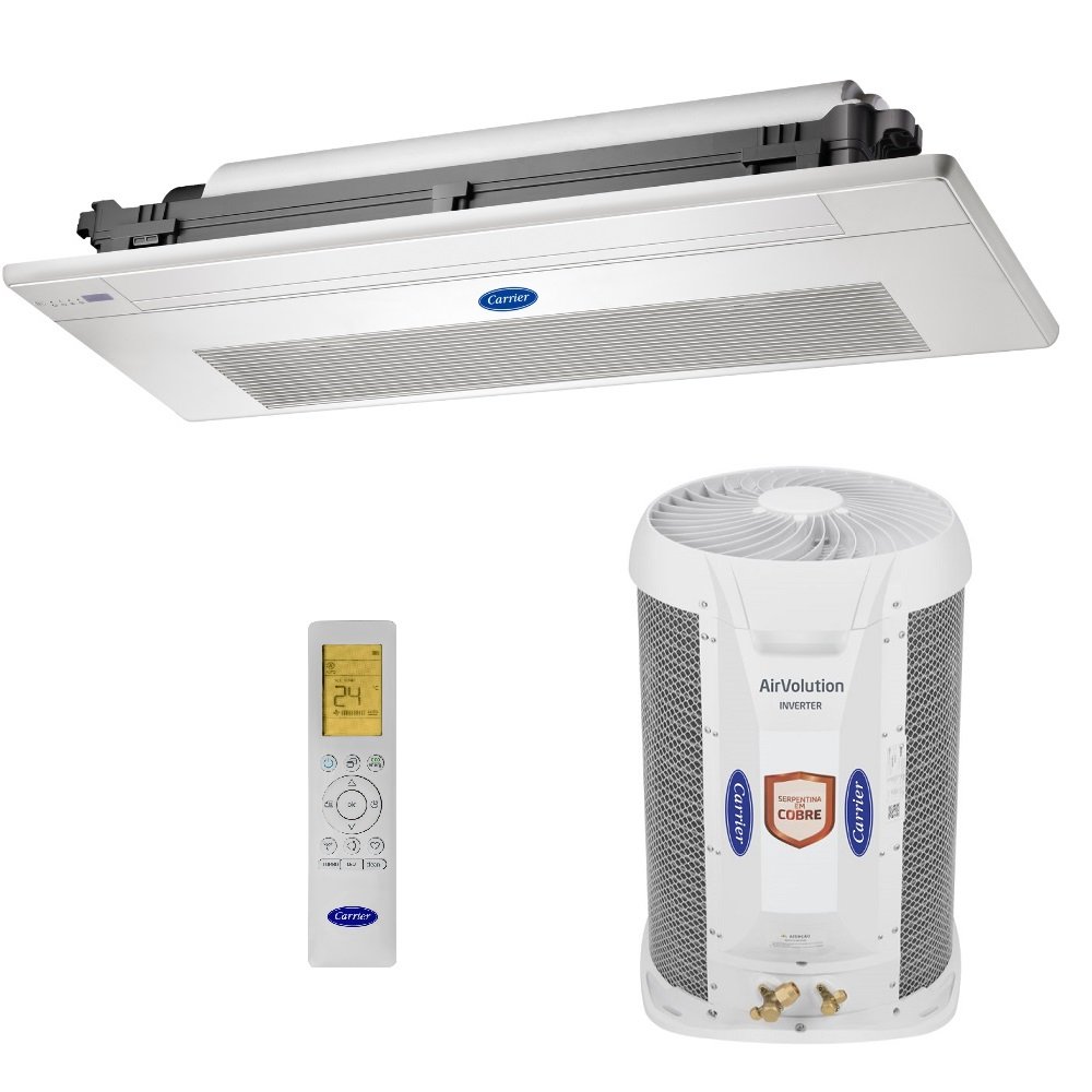Ar Condicionado Split Cassete Springer Midea Inverter 12000 BTU/h Quente e Frio Monofásico 40KVQOD12C5 ¿ 220 Volts