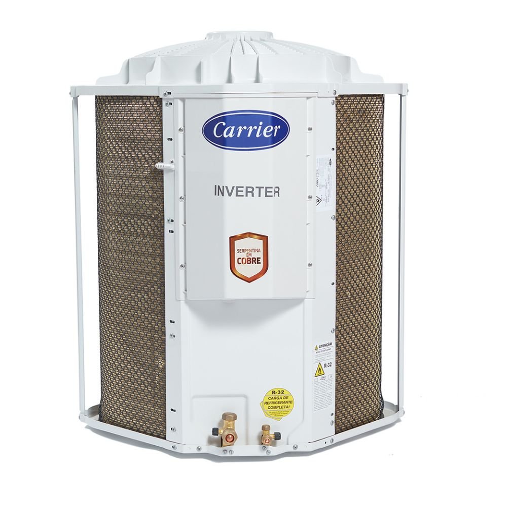 Ar Condicionado Split Carrier Cassete 4 Vias Inverter 48.000 BTU/h Quente Frio Monofasico Branco 40KVQD48C5 - 220V
