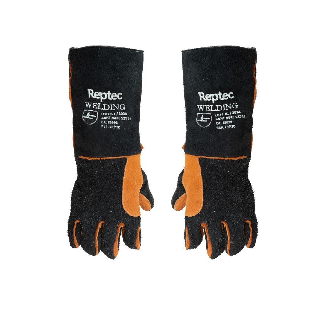Luva De Raspa Para Soldador Linha Aramida - Ca 25632 - Par - Reptec