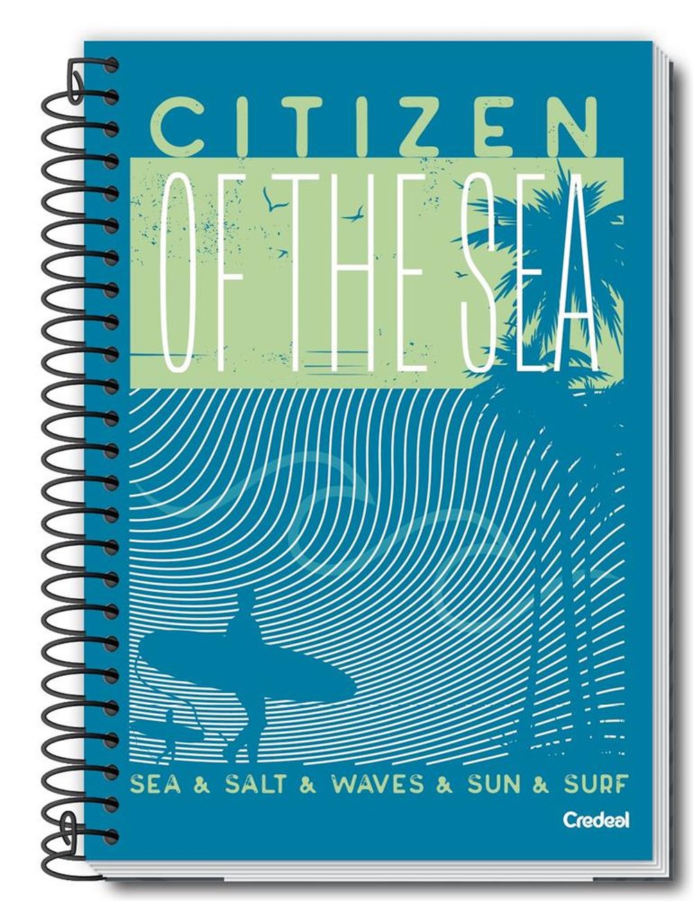 Caderno Credeal Universitario Espiral Capa Dura 96 Folhas My Collection Masculino C/4 Ref 2-8172-7