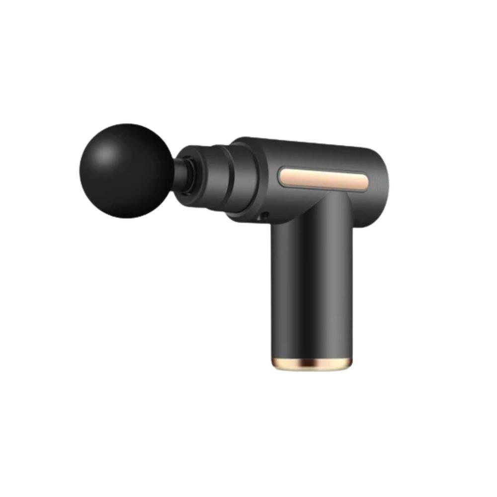 Massageador Gun Portatil Com 4 Acessorios Ref Jie-8835