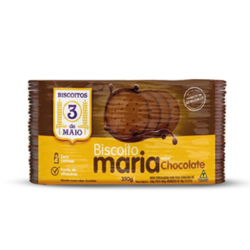 Biscoito Maria Chocolate 20X350G 3 De Maio
