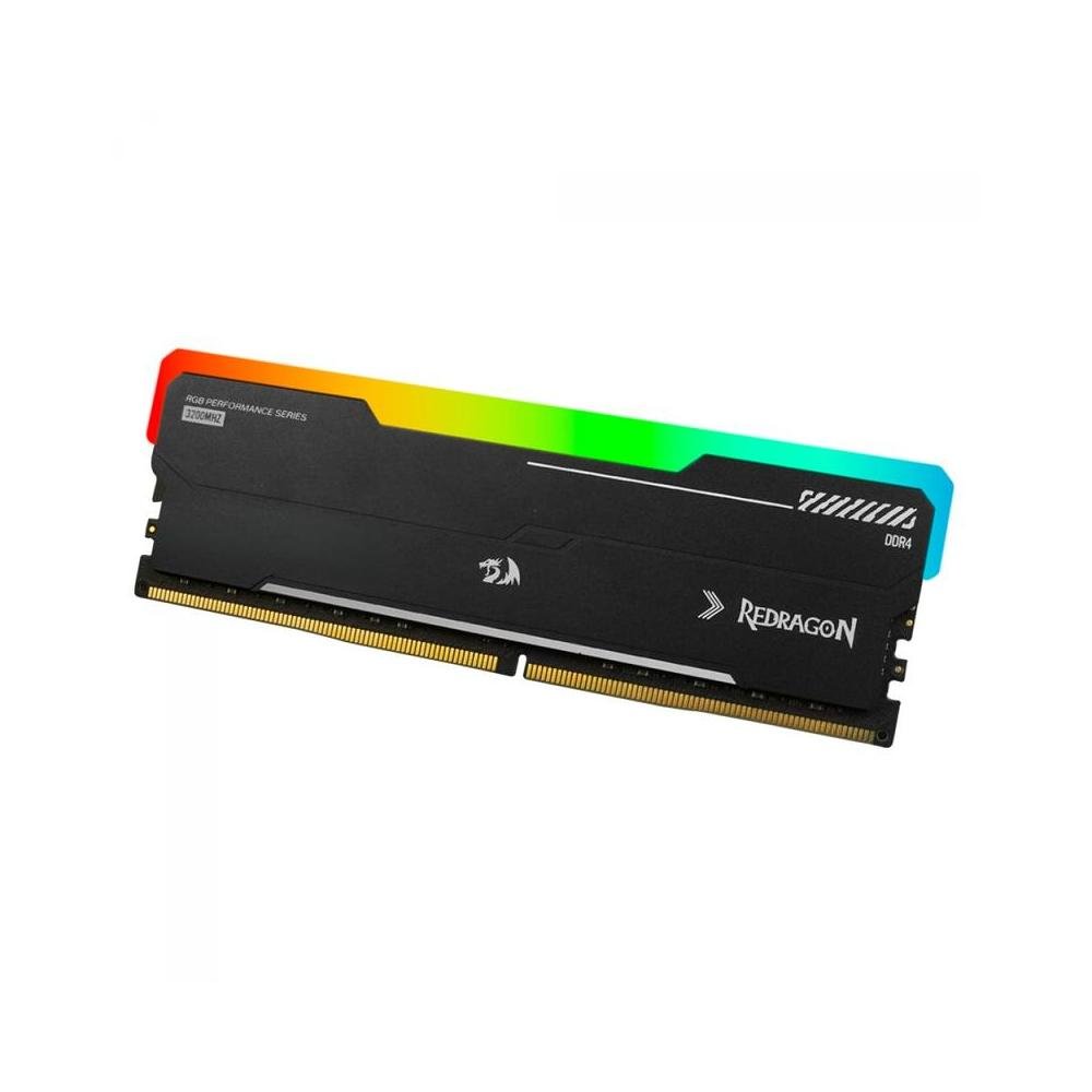 Memoria Redragon Magma RGB, 16GB, 3200MHz, DDR4, CL18, Preto - GM-802.